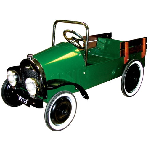 Classic Green Jalopy Pedal Pick Up Truck