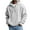 Light Gray, variant on YNGKMEA Mokaloha Mens Long Sleeve Shirts Waffle Mokaloha Hoodie Pacificozy Sweatshirt Zipper Drawstring Long Sleeve Hooded Shirts Light Blue M