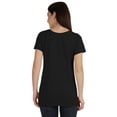 thumbnail image 4 of Inkmeso V Neck Basic Tee Classic fit short sleeves Tshirt For Women Summer Cotton Tops XS,3XL, 4 of 8