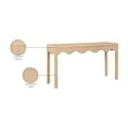 thumbnail image 2 of Meridian Furniture Fiora Natural Oak Veneer Console Table, 2 of 7