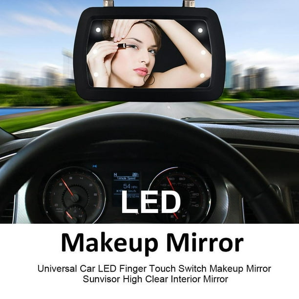 de voiture Miroir de maquillage de voiture Miroirs cosmétiques