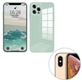 thumbnail image 1 of Glass Back Phone Covers with Solid Color Full Rugged Bumper Anti-Slip Design for Iphone 7P/8P/7/8/XS Max/XR/X/XS, 1 of 3
