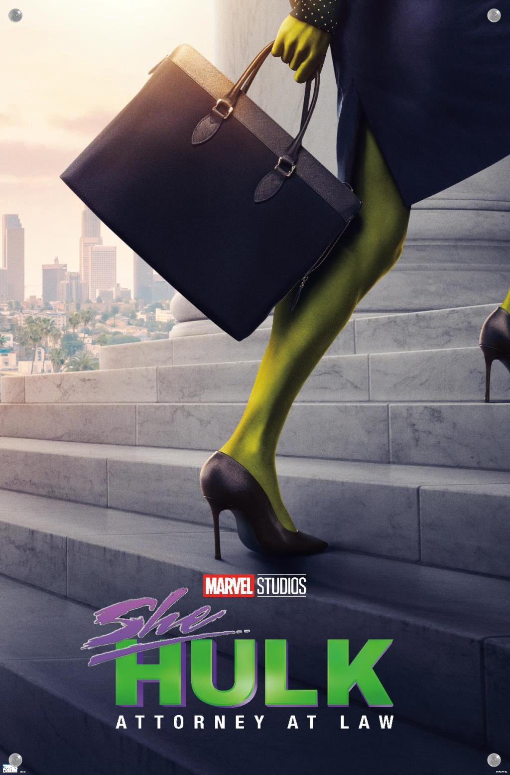 Marvel She-Hulk - Teaser One Sheet Wall Poster with Push Pins, 14.725" x 22.375"