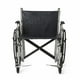 thumbnail image 5 of Silla de ruedas Medline Excel extra ancha con asiento de 50 cm, brazos extraíbles a la altura del escritorio, reposapiés abatibles y estructura cromada. Ayuda de movilidad bariátrica premium para mayo, 5 of 5