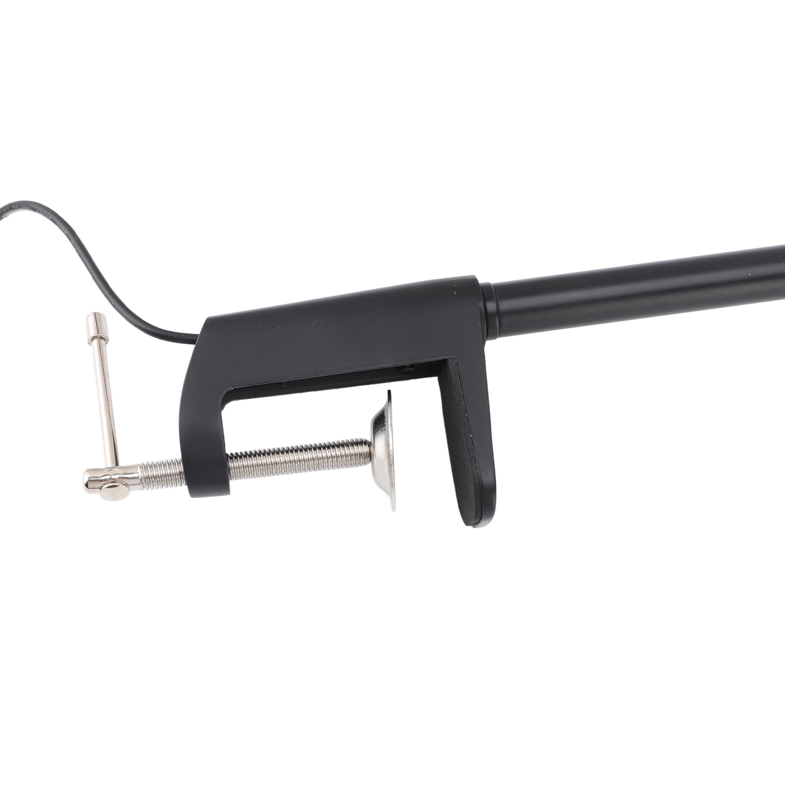 M Buder Portable UV LED Desk Light Nail Lash Lamp 5W with Flexible Gooseneck Clamp Foot Pedal Control for Gel Polish Curing Beauty Salon Art Equipment Adjustable 16.93 inches / 43 cm
