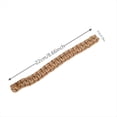 thumbnail image 4 of Viento Nórdico Vendaje Cortina Tejida A Mano Cambiante Cuerda de Algodón Cortina Lazo Tejido Cortina de los Lazos de Cable Grueso Marrón, 4 of 6