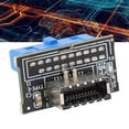 thumbnail image 4 of Adaptador de extensión de 20 pines ANGGREK Tipo E a USB 30 Cabeza macho, 4 of 8