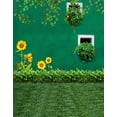 thumbnail image 1 of BSDHOME Polyester Nature Green Grass Yellow Sunflowers Photography Backdrops Photo Props Studio Background 5x7ft, 1 of 2