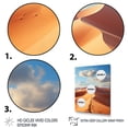 thumbnail image 3 of Designart "Egypt Sahara Dreams horizon II" Egypt Floater Framed Canvas Wall Art, 3 of 7