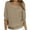 Khaki Sweaters, variant on Htigea Fall Knit Tops for Women Casual Half Sleeve Crewneck Pullover Casual Loose Fit Sweater Plus Size Jumper Tops Khaki S