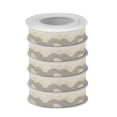 thumbnail image 2 of 5 Rolls Christmas Ribbon 1.5 inch Wide Decorative Ribbon for Gift Wrapping and Holiday Decorations Light Gray Mountains, 2 of 7