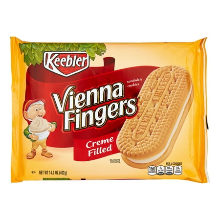 (2 Pack) Keebler Vienna Fingers CrÃÂÃÂ¨me Filled Sandwich Cookies, 14.2