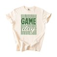 thumbnail image 4 of Game Day Striped Shirt for Women & Teen Girls Retro Football Season Comfort Colors Graphic Tee - Green on Ivory Shirt, Adult Small, 4 of 5