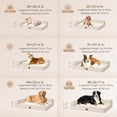 thumbnail image 2 of Cama para perros EHEYCIGA, de espuma viscoelástica, ortopédica, impermeable, mediana, 2 of 9