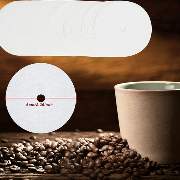 Clearance! Unbleached Percolator Coffee Filters Disposable Coffee Paper Filter Disc Coffee Filters for Bozeman Percolator (White)