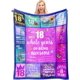 thumbnail image 1 of LHSHID Gifts for 18 Year Old Girl 18th Birthday Gifts for Girls Teen Girl Gifts 18 Years Old 18 Year Old Girl Gift Ideas 18 Year Old Gifts Birthday Gifts for 18 Year Blanket 60"x80", 1 of 7