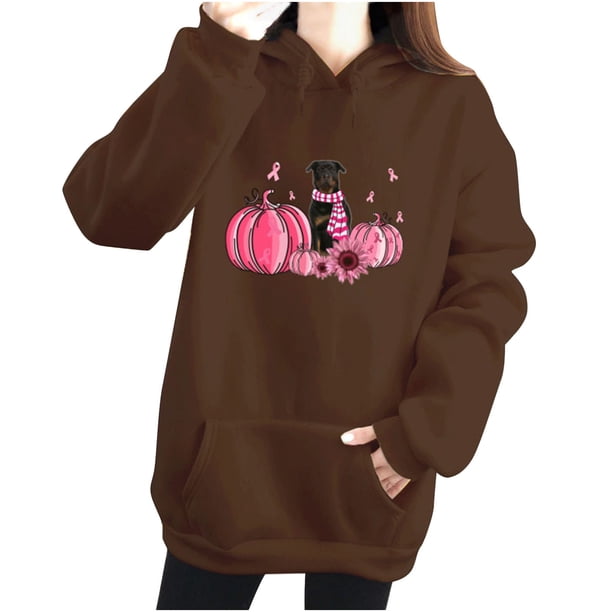 Sudadera holgada con hombros caídos y estampado de calabaza de Halloween para mujer, además de terciopelo, sudadera de talla grande, blusa Fridja fksj3823