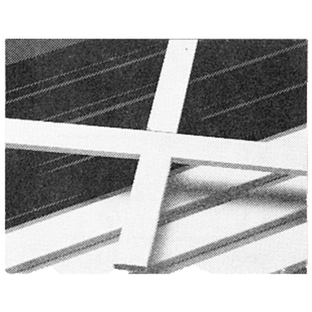 CRL 3455804 White 3/16" x 3/4" Muntin Bar