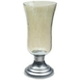 thumbnail image 2 of Northlight Textured Glass Hurricane Pillar Candle Holder - 15.5" - Gold, 2 of 8