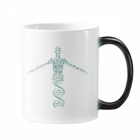 

Human Molecular Combination Helix Mug Changing Color Cup Morphing Heat Sensitive 12oz