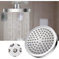 thumbnail image 2 of Tête de Douche Haute Pression, Fixe Tête de Douche Anti-Colmatage Tête de Douche Anti-Pluie avec Luxe Moderne Chrome, 2 of 5