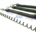 thumbnail image 2 of 1/2/5x Stretchy Elastic Spring Coil Strap Rope Lanyard Key Chain Key-ring A9C6, 2 of 6