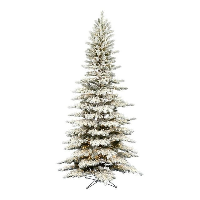 Vickerman 102" Pin Stratton LED Lumières Arbre de Noël Artificiel en Blanc/vert