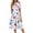 White, variant on MGCWSH Usa Themed Dresses for Women Graphic 1950s Crew Neck Spring Maxi Dress Short Sleeve Loose Fit Dress Costume Blue 2XL