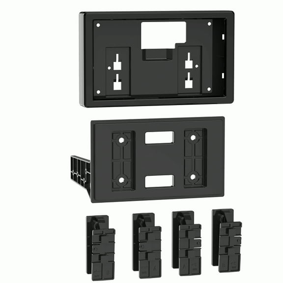 Metra 107-UN02 Universal Floating Mount Kit for Pioneer 6.8 In Modular Radios for Select 1980-2017 Ford, Chevrolet, Toyota Vehicles