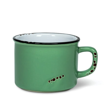 

Set of 2 Enamel Look Cappuccino Mug