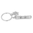 thumbnail image 4 of Ski Keychain, Alloy Skiing Keychains  For Daily Use For Bags X-1339 Skiing Board, 4 of 8