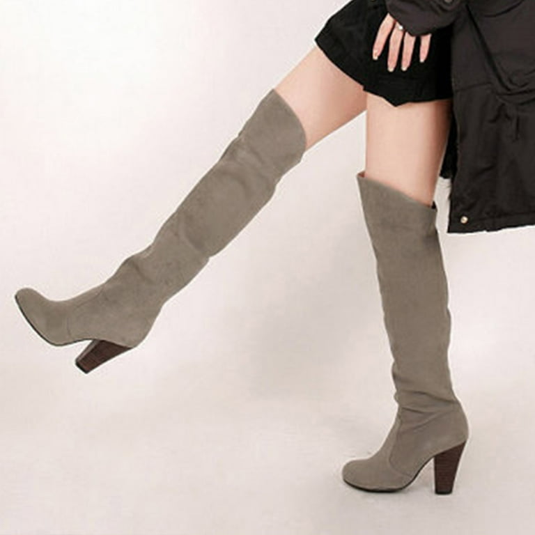 Thigh high boots walmart sale