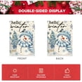 thumbnail image 6 of SM-XLHN Snowman Cardinal Hello Winter House Flag 28x40 Inch Double Sided, Polka Dot Winter Holiday Yard Outdoor Flag, 6 of 6