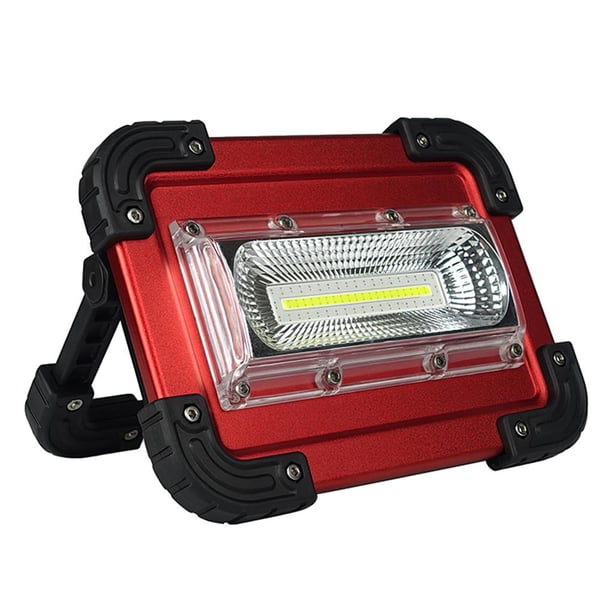 Naiovety Lámpara de trabajo COB USB Caja de metal portátil Luz de trabajo Iluminación y accesorios rojo Naiovety HA027734-01