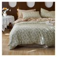 thumbnail image 2 of Boho Floral Duvet Cover Queen Size, 3 Pieces Cooling Lyocell Duvet Cover with Green Botanical Bedding Comforter Cover Set for Summer Soft Duvet Cover Set-1 Duvet Cover+ 2 Pillow Shams, 2 of 9