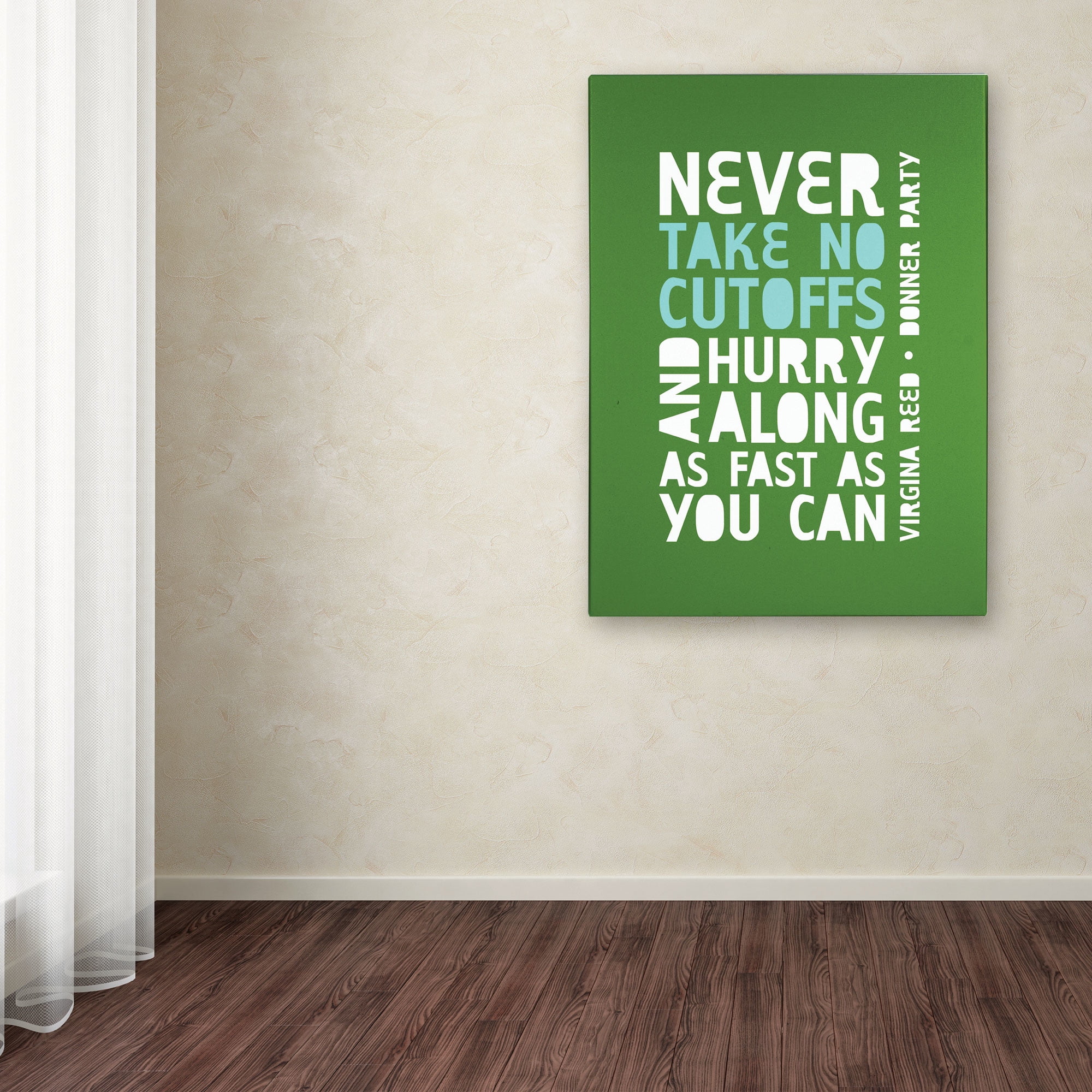 Trademark Fine Art "Donner Party III" Canvas Art by Megan Romo