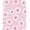 Pink, Pattern 4, variant on ODIKA 2x3 Machine Washable Non-Slip Area Rug, Funky Squiggly Bloom Unique Artistic Statement High Traffic Rug, Pink, 549907