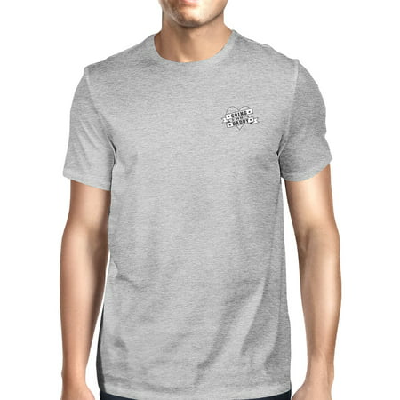 365 Printing World's Best Dad Mens Grey Unique Graphic T-Shirt Gift Idea For (2 Best Man Speech Ideas)