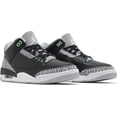 thumbnail image 2 of Men's Jordan 3 Retro Black/Green Glow-Wolf Grey (CT8532 031) - 15, 2 of 4