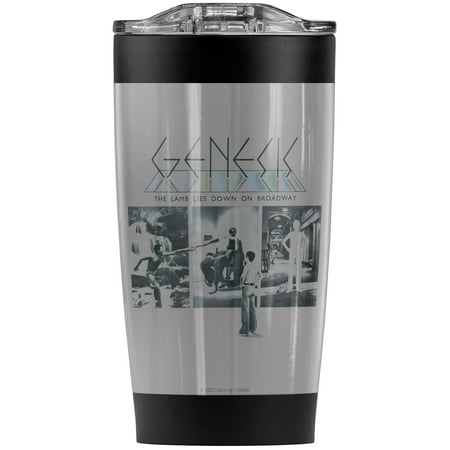 

Genesis/The Lamb Down On Broadway Stainless Steel Tumbler 20 oz Coffee Travel Mug/Cup Vacuum Insulated & Double Wall with Leakproof Sliding Lid | Great for Hot Drinks and Cold Beverages
