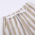 thumbnail image 5 of FINALGANG Child Kids Baby Girl Minimalist Striped Pants Trousers Daily Elastic Waist Pants Toddler Daily Wear 12-18 Months, 5 of 6