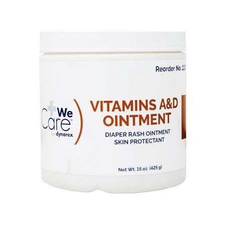 Dynarex Vitamins A & D Ointment, 15 oz Jar