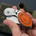 thumbnail image 4 of Folding Utility Knife Box Cutter with Wooden Handle Compact Sharp Blade for Opening Packages Everyday Cutting Tasks,utility tool,folding box cutter,Silver,1PC, 4 of 9