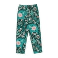 thumbnail image 4 of Sigee Lephants in the Jungle Print Women's Soft Pajama Pants - Breathable and Comfortable Lounge Sleep Bottoms with Elastic Waistband and Pockets-, 4 of 9