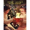 thumbnail image 3 of 1pc Kids Night Light, Cute Bear Baby Night Light USB recargable, Portable LED Baby Night Light para niña adulto niño, lámpara táctil de silicona TUNC Sencillez, 3 of 5