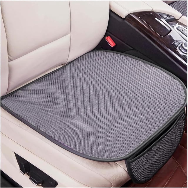 Cojín antideslizante para asiento de coche para verano, transpirable y refrescante, fundas de asiento inferiores para coche, cojines de asiento de coche para conducir, fundas de asiento de coche de al