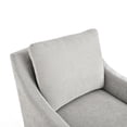 thumbnail image 5 of VKNOW Minimalist Upholstered Dining Chairs Set of 2 Ergonomic Comfort Dining Arm Chairs for Dining Room, Living Room, Office, Gray, 5 of 12