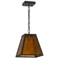 thumbnail image 6 of Meyda Tiffany 156357 Mission 14" Wide Pendant - Wrought Iron, 6 of 7