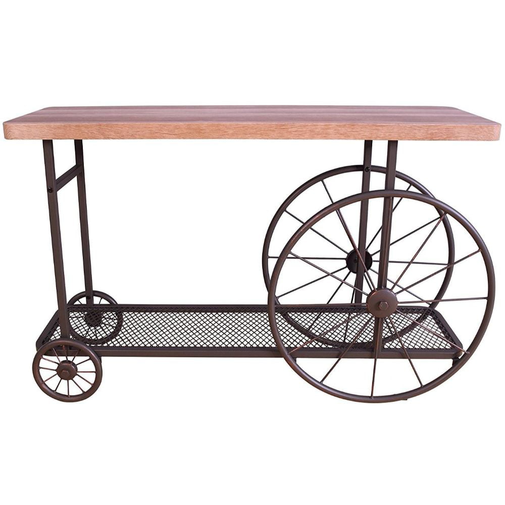 sofa table with wheels