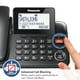 thumbnail image 3 of Teléfono Panasonic KX-TGF852B con cable/inalámbrico con bloqueo de llamadas, 3 of 7